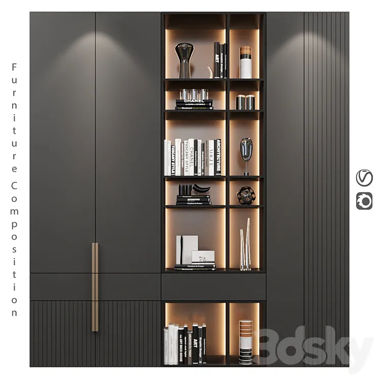 Furniture composition | 332 3DSMAX Model