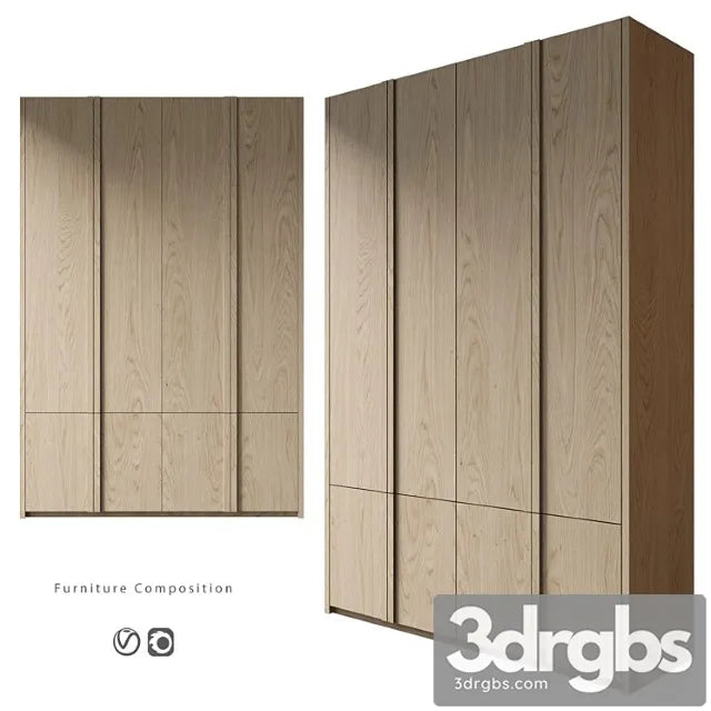 Furniture Composition 402 Shkaf 3D Model Free
