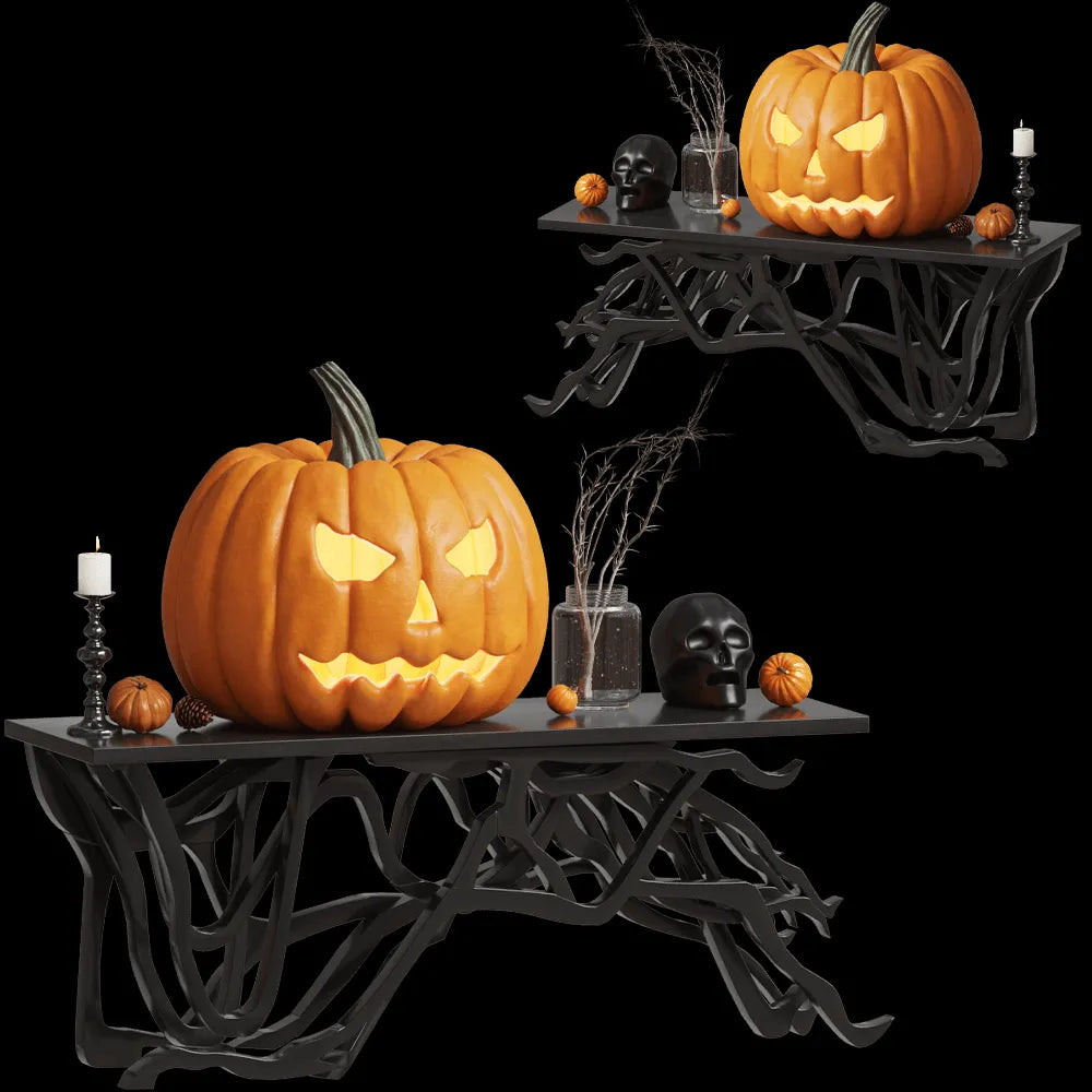furniture - Halloween decorative set 3ds Max