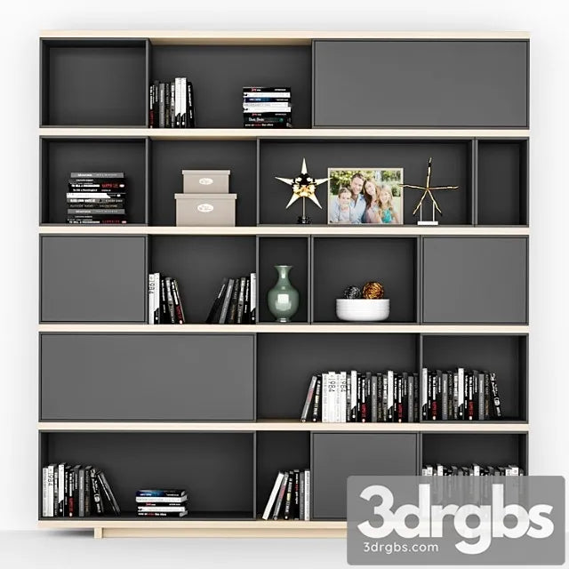 Furniture shelf 002 3D Model Free