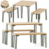 Gard Bench and Table by Nola Industrier / Garden set 3DSMAX Model