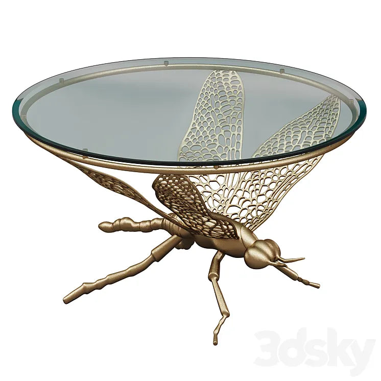 Garda Decor COFFEE TABLE DRAGONFLY 3DSMAX Model