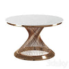 Garda Decor DINING TABLE ROUND ARTIFICIAL MARBLE / GOLD 3DSMAX Model