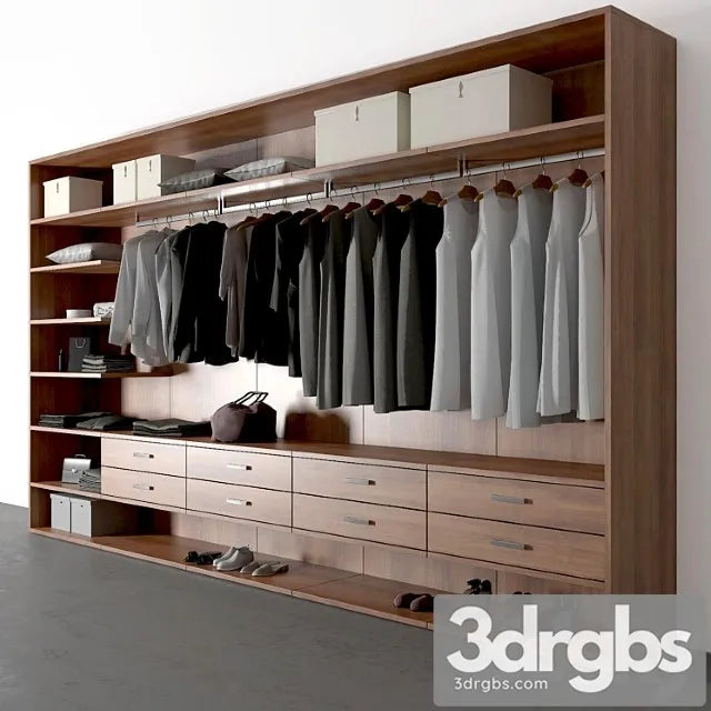 Garderob Poliform 7 3D Model Free