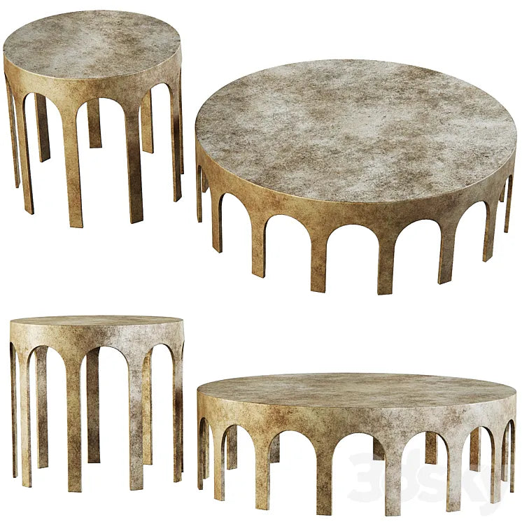 Gardini coffee tables by Eichholtz 3DSMAX Model