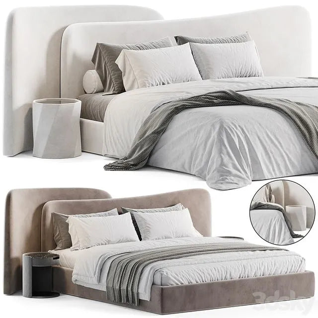 Gaspra Modern Bed 3dsMax Model