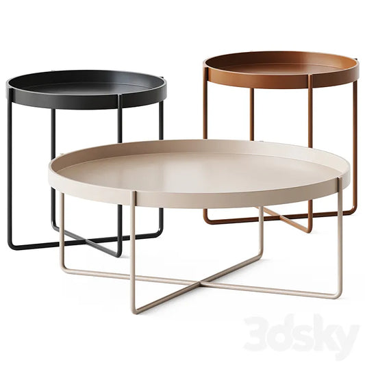 Gaultier Round Coffee Tables 3DSMAX Model