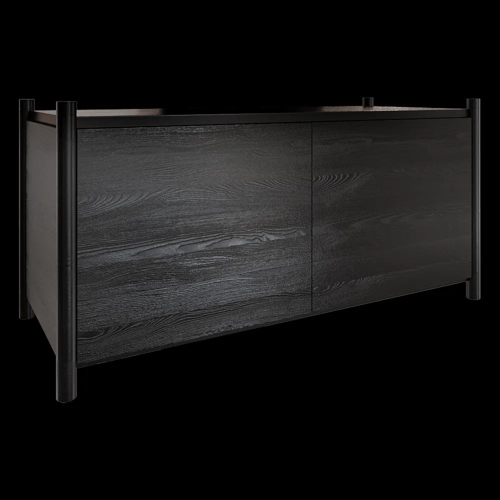 Gejst  - Bookcase Sceene G black oak 3ds Max