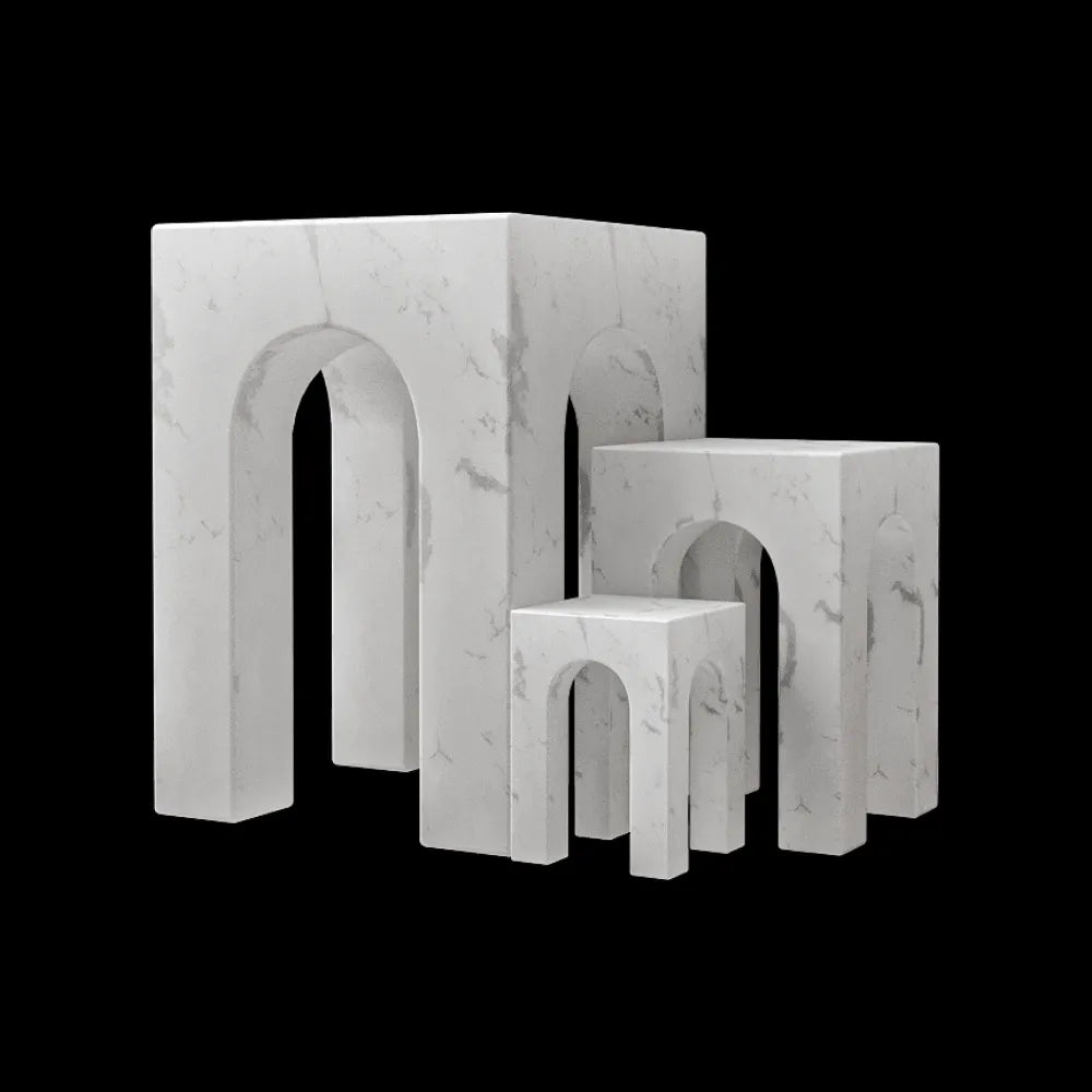 Gejst  - Bookend Arkis white 3ds Max