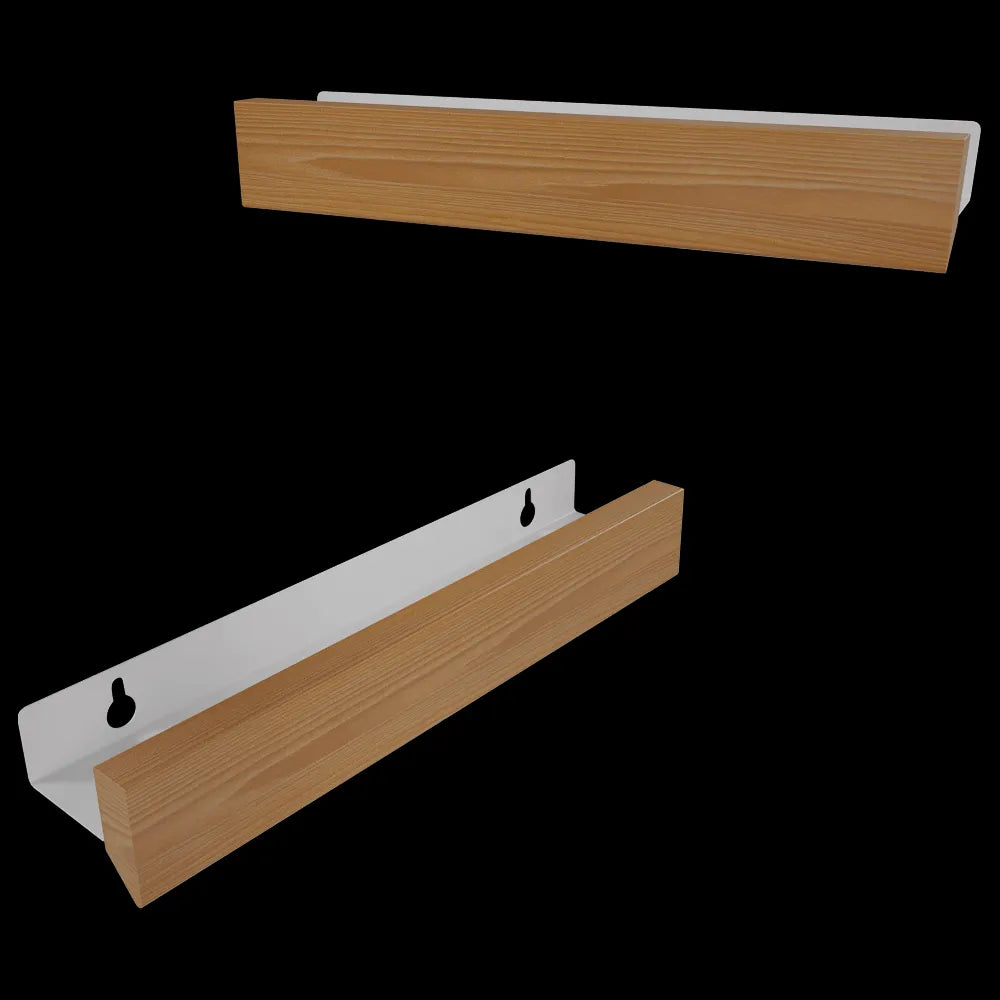 Gejst  - Magnetic shelf Flex 40 oak white 3ds Max