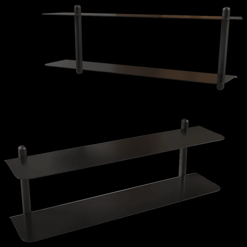 Gejst  - Shelf Nivo F black ash black 3ds Max
