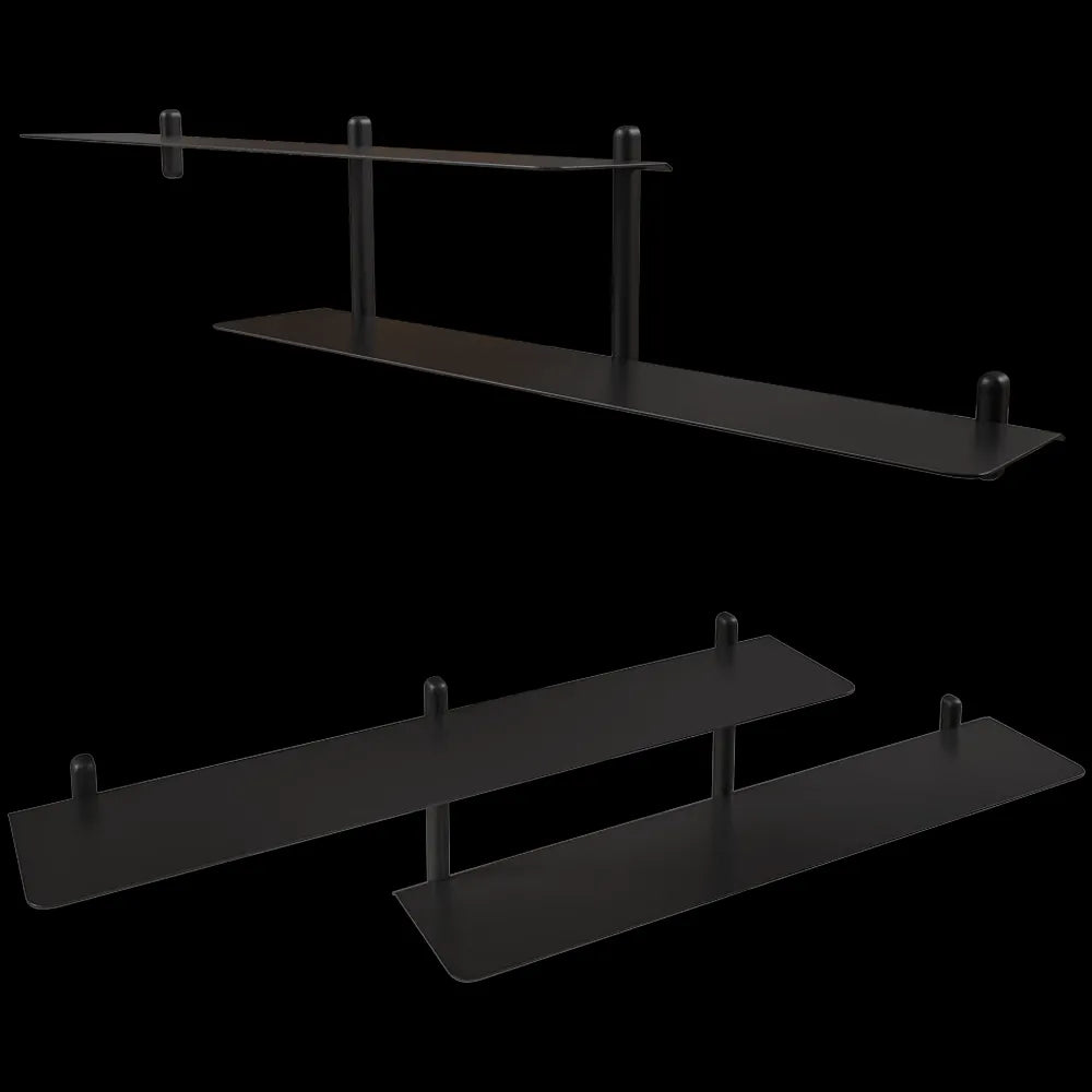 Gejst  - Shelf Nivo large H black ash black 3ds Max