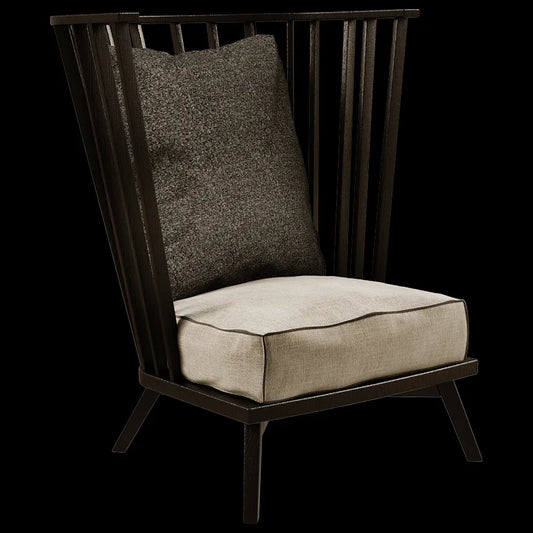 Gervasoni - Armchair Gray Bergere 3ds Max