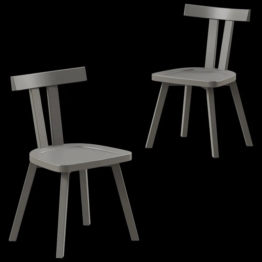 Gervasoni - Chair Gray 23 3ds Max
