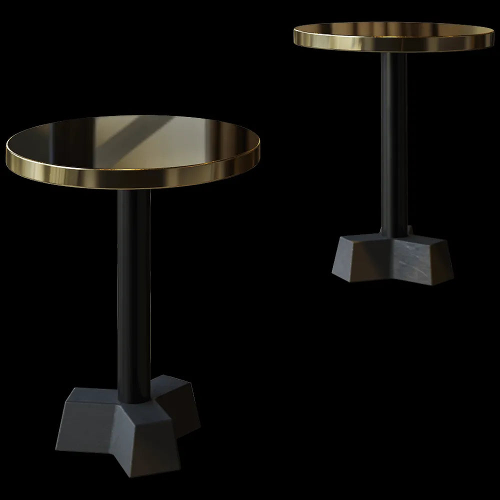 Gervasoni - Side table Brass 3ds Max