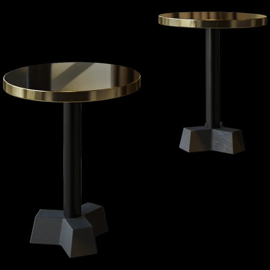 Gervasoni - Side table Brass 3ds Max