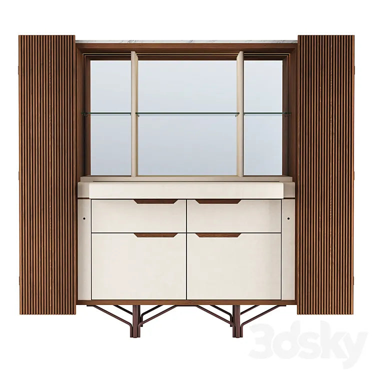 Giorgetti Charlotte Tall Bar 85002 3DSMAX Model