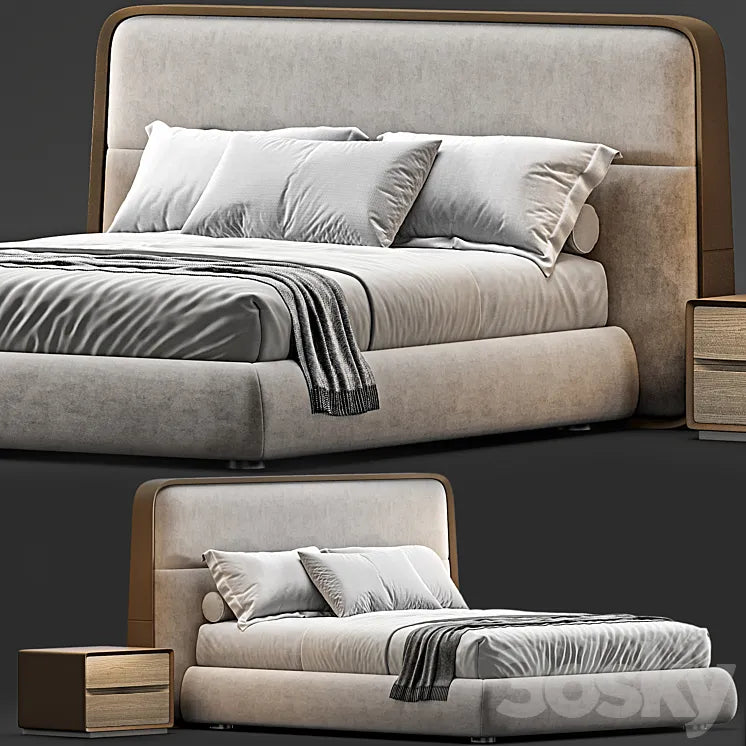 Giorgetti frame bed _ 59201 3DSMAX Model