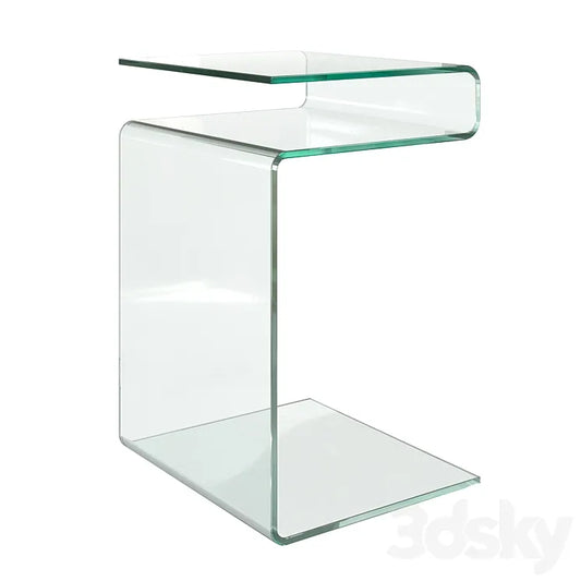 Glass coffee table ESF 3DSMAX Model
