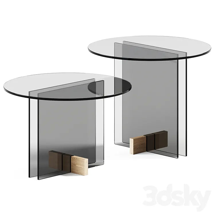 Glass Table Vidro by Guilherme Wentz 3DSMAX Model