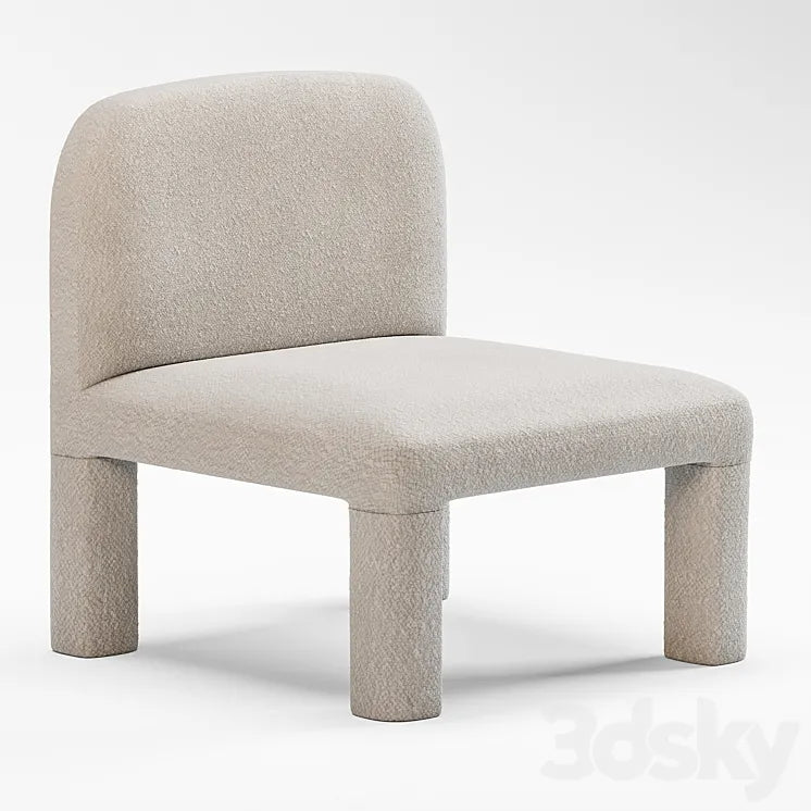 Globewest Hugo Arc Occasional Chair 3DSMAX Model