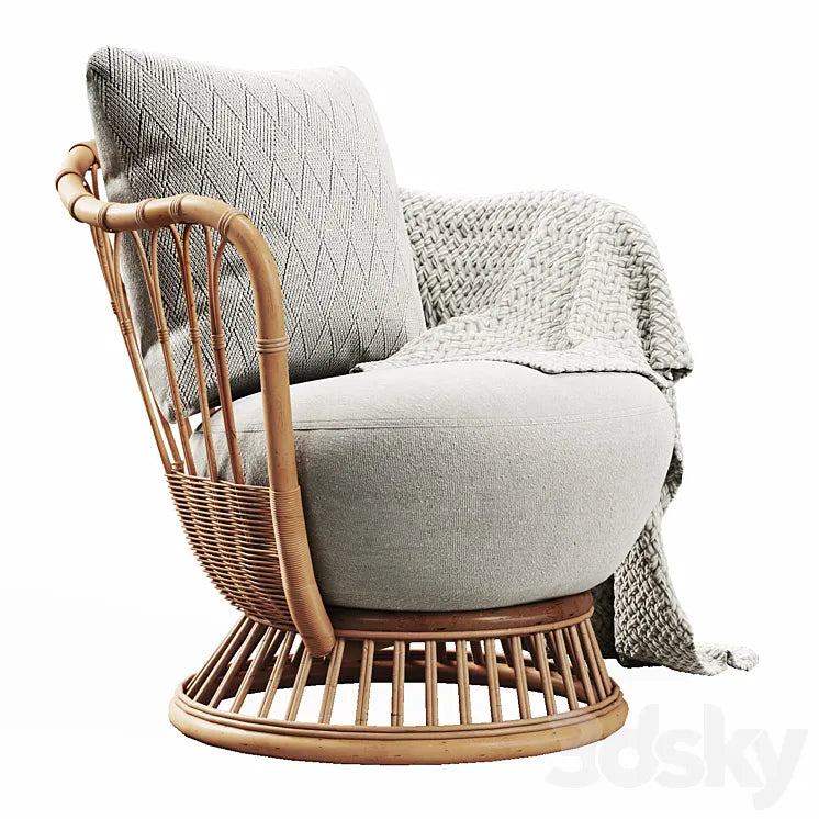 Grace Lounge Chair 3DSMAX Model