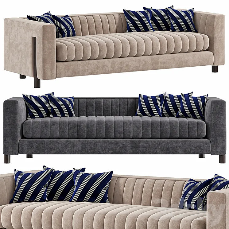 GRAY SOFA SOUTH HILL HOME COLLECTION 3DSMAX Model