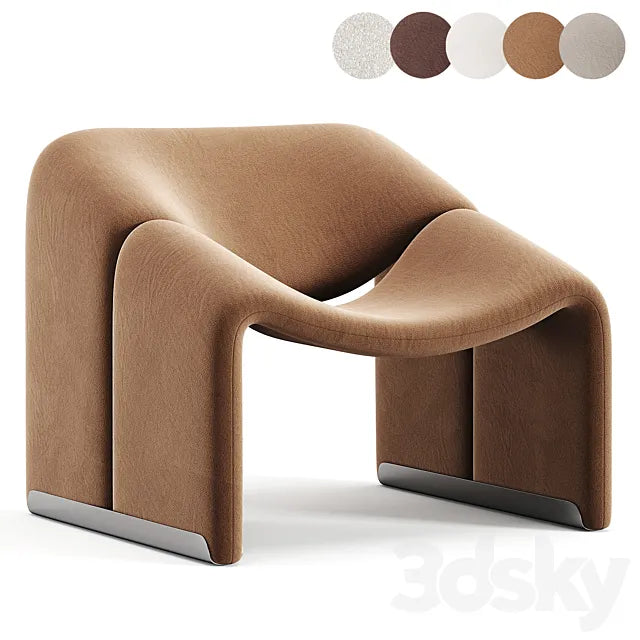 Groovy Chair Pierre Paulin 3ds Max