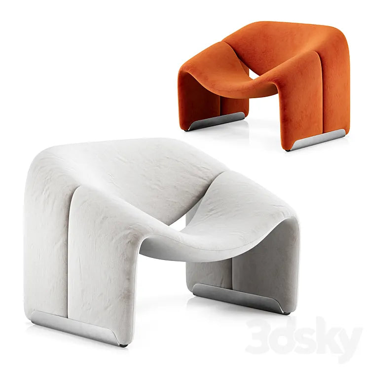 Groovy Lounge Chair Pierre Paulin 3DSMAX Model