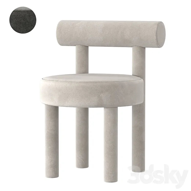 Gropius CS1 Dining Chair - Fully Upholstered NOOM 3DSMAX Model