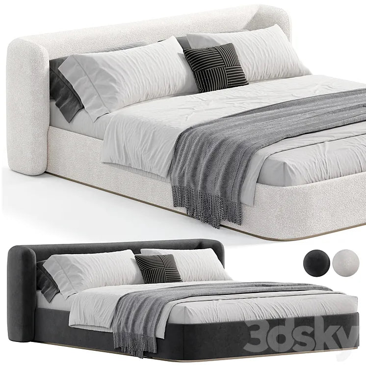Group Bed 3DSMAX Model