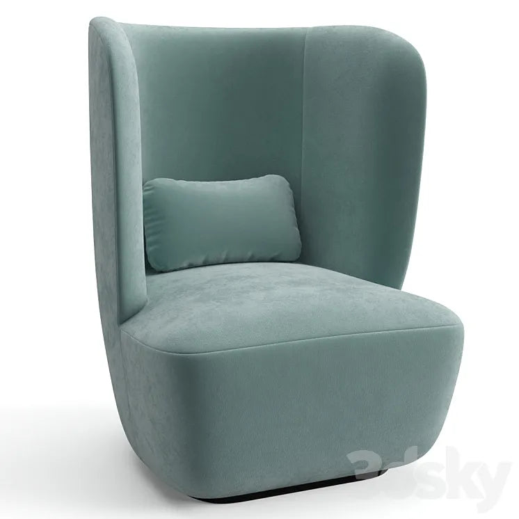 Gubi Stay Lounge Chair high back 3DSMAX Model