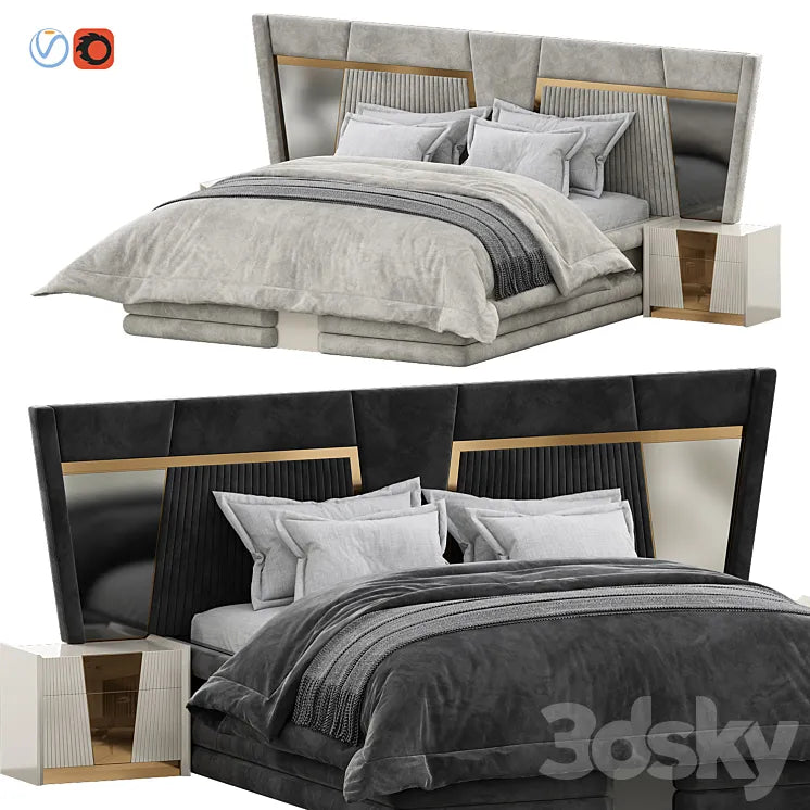Gustav Bed by Medusa Home 3DSMAX Model