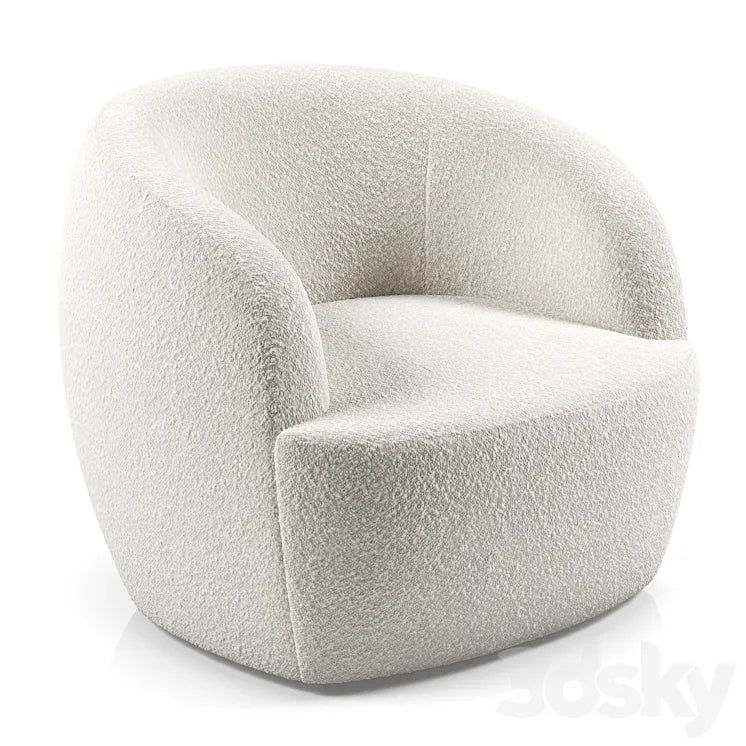 gwyneth ivory boucle chair 3DSMAX Model