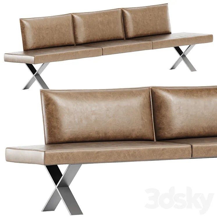 Haas Spencer Bench / Soft bench 3DSMAX Model