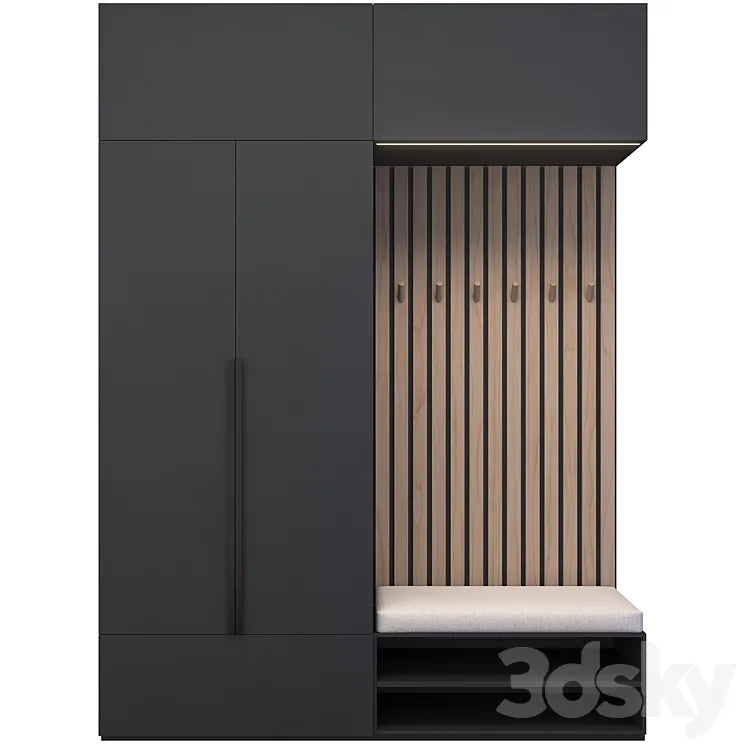 Hallway 01 3DSMAX Model