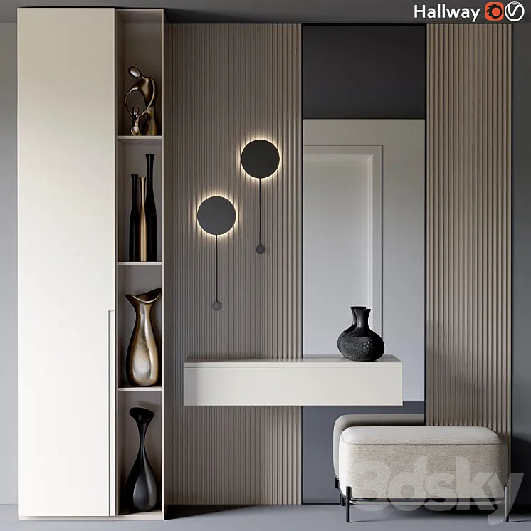 Hallway 3DSMAX Model