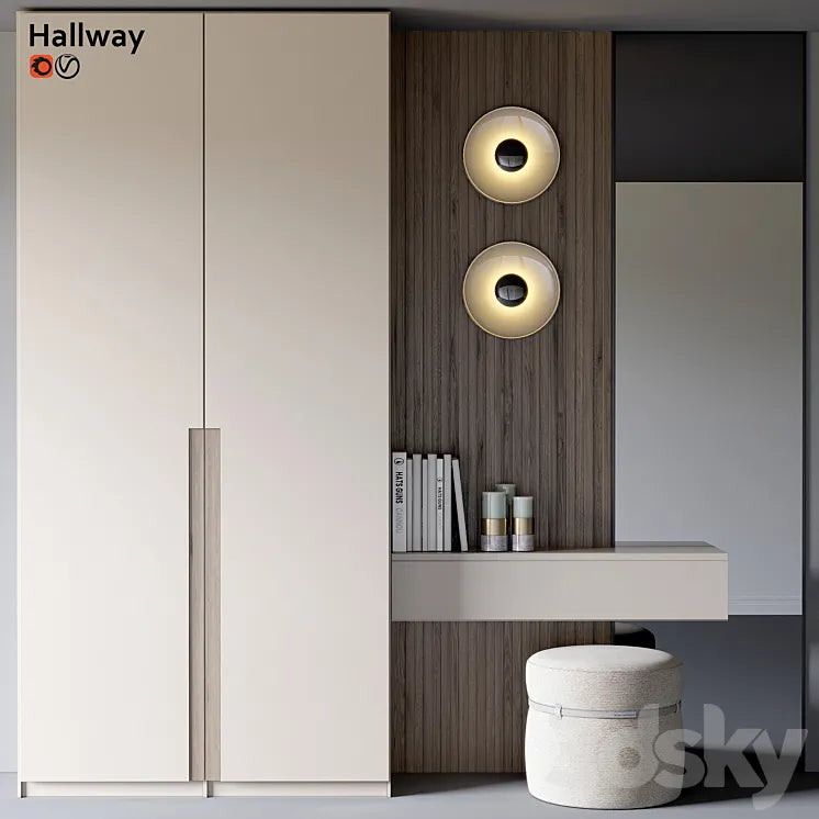 Hallway 3DSMAX Model