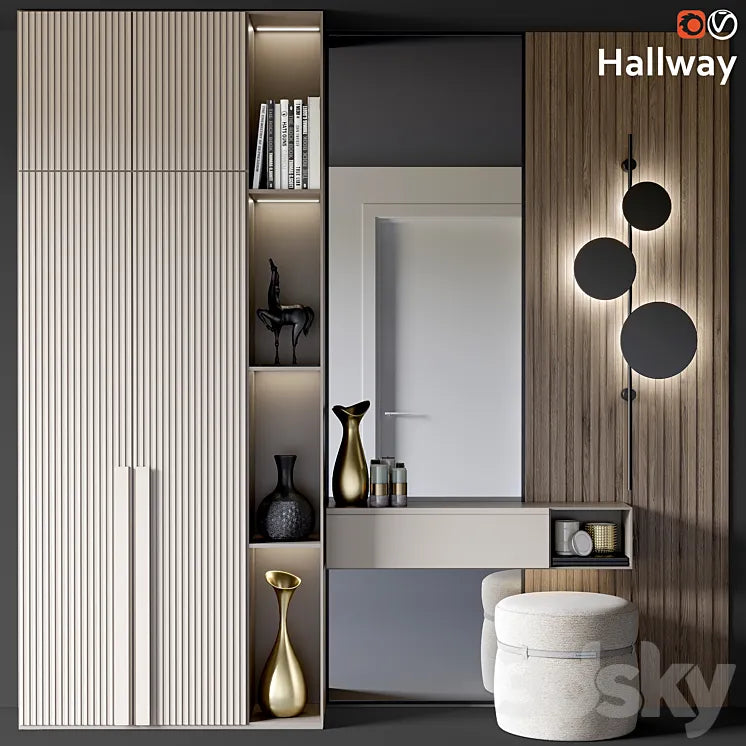 Hallway 3DSMAX Model