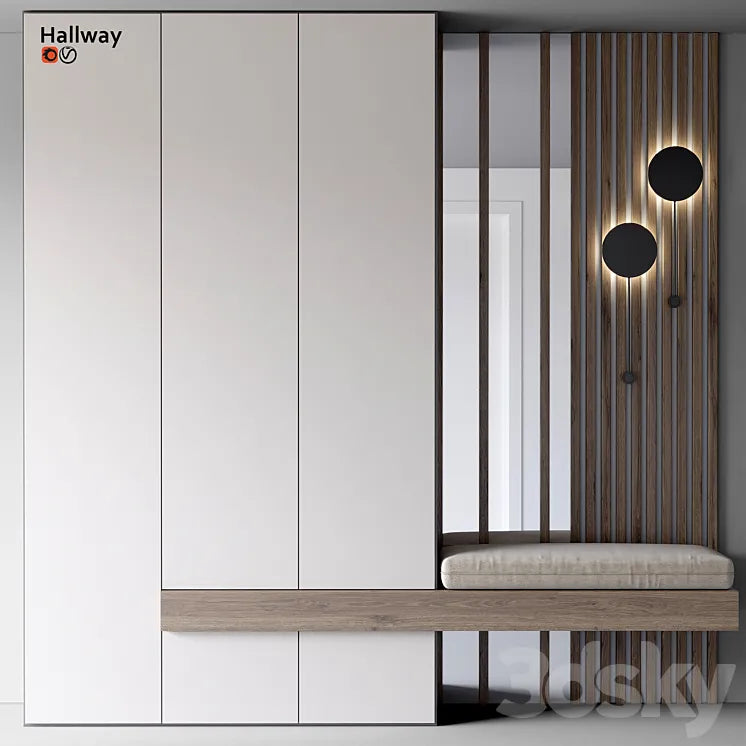 Hallway 3DSMAX Model