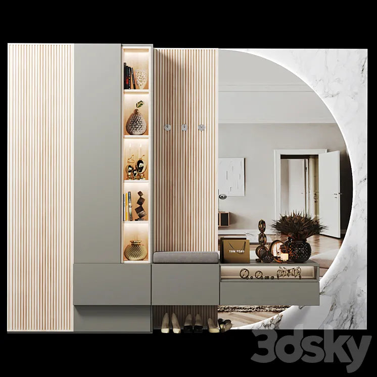 hallway composition 41 3DSMAX Model