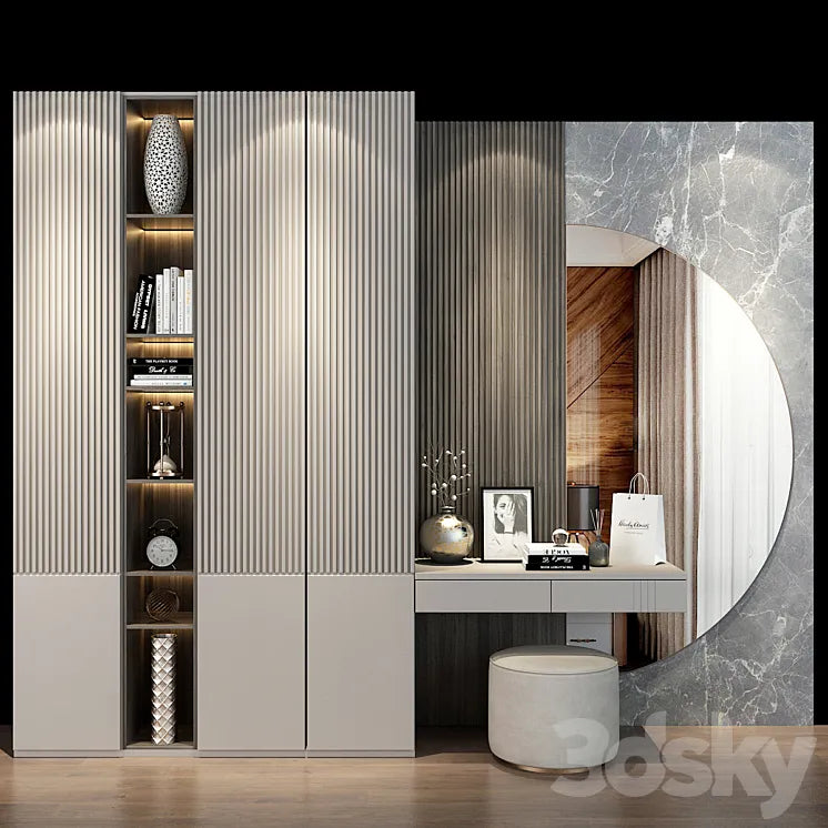 Hallway | Furniture cabinet | set 493 3DSMAX Model