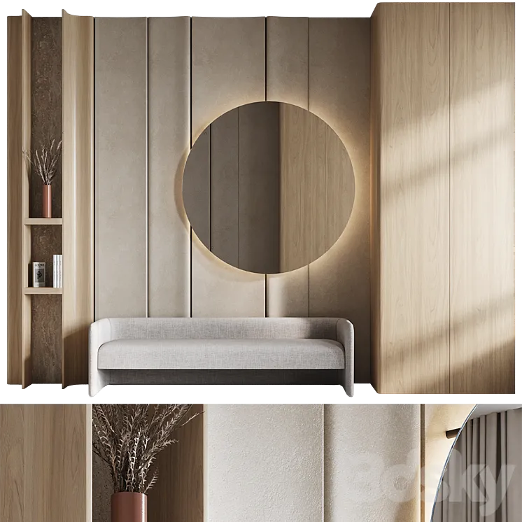 hallway Lunar 3DSMAX Model