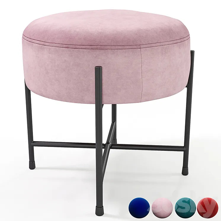 Halmar Niva pouf 3DSMAX Model