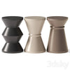 Hamilton Conte Stool 3 Brothers Side Table 3DSMAX Model