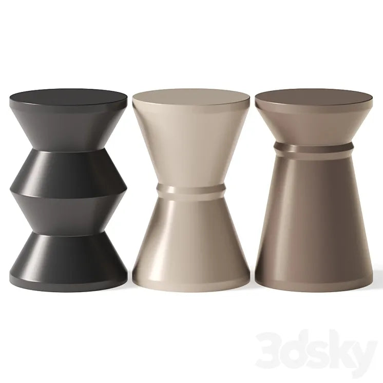 Hamilton Conte Stool 3 Brothers Side Table 3DSMAX Model