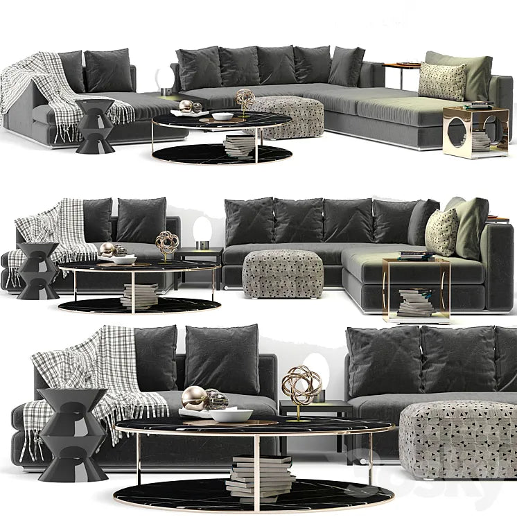 Hamilton_Minotti_Sofa 3DSMAX Model