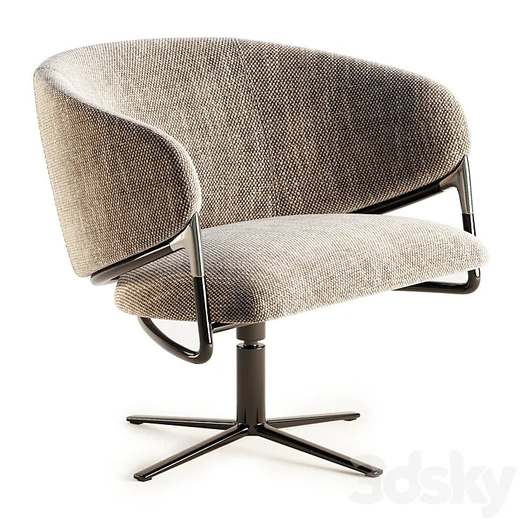HAMMER Swivel easy chair Hammer Collection 3DSMAX Model