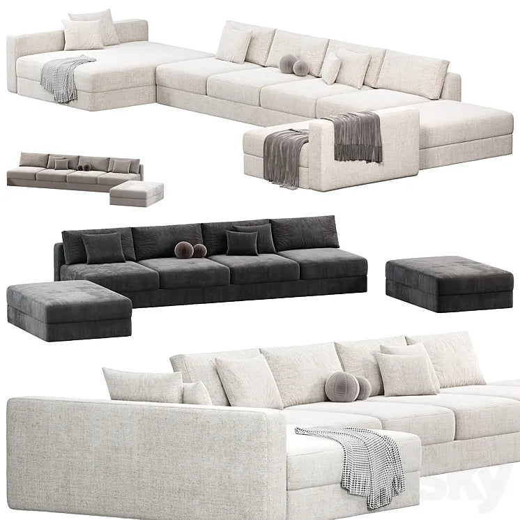 HAROLD Sofa by Meridiani sofas 3DSMAX Model