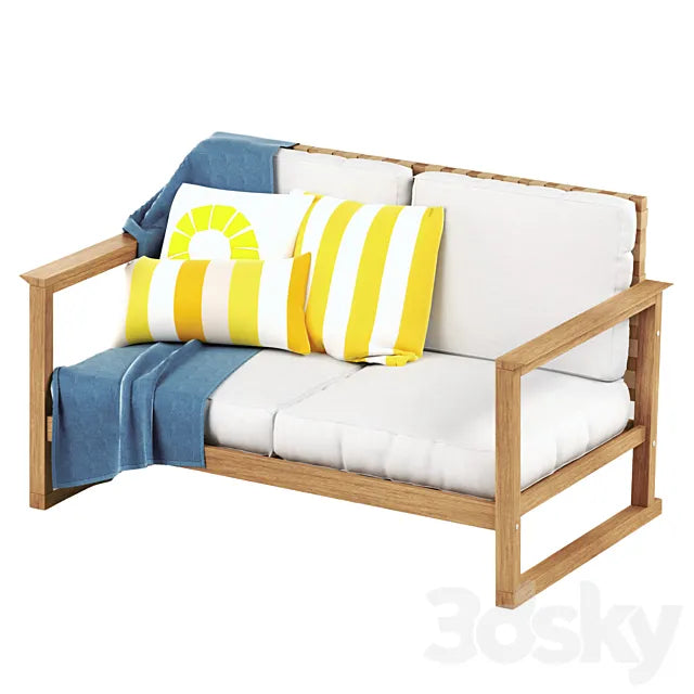 HATTHOLMEN 2-seater sofa | IKEA 3ds Max